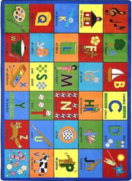 Joy Carpets Kid Essentials Bilingual Phonics Multi